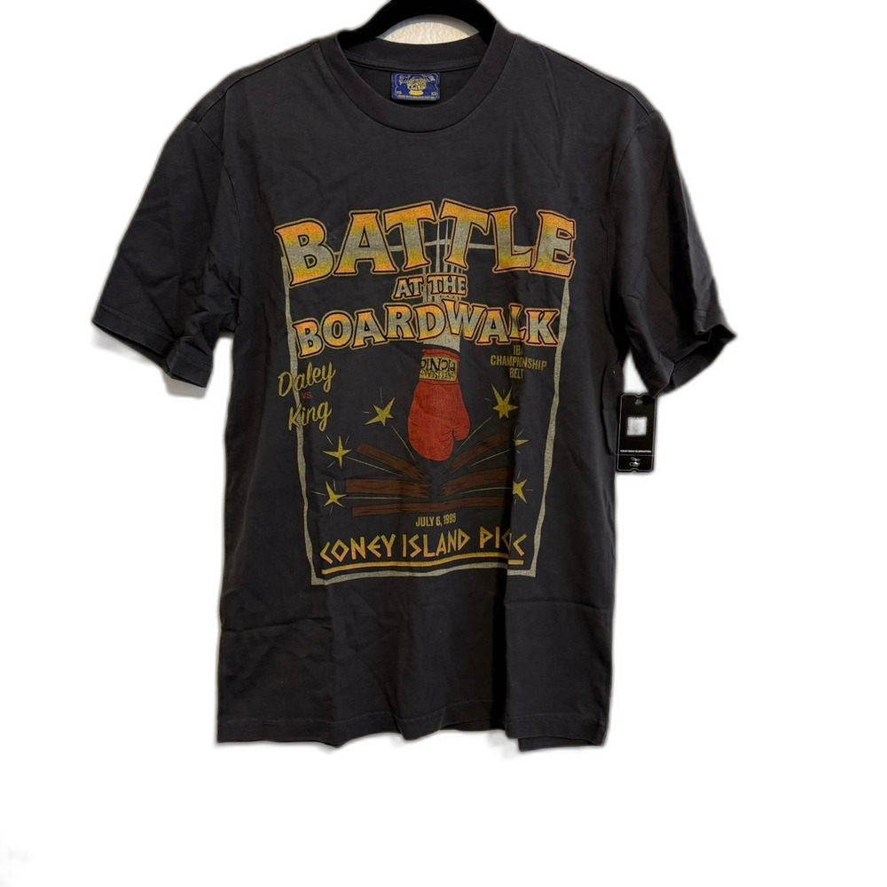 Coney Island Mens Picnic Boardwalk Battle Graphic Tee T-shirt Size XS